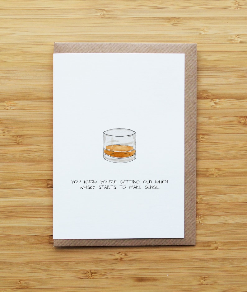 Whisky Card Card