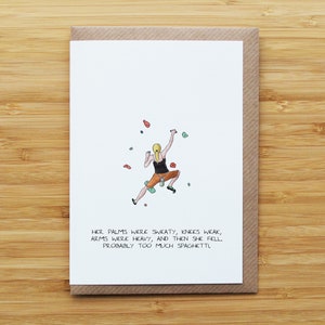 Carte femme grimpeuse