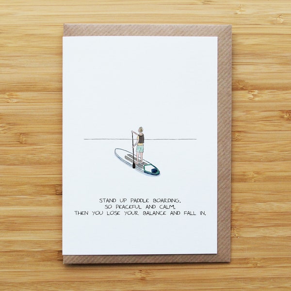 Paddle Board Card