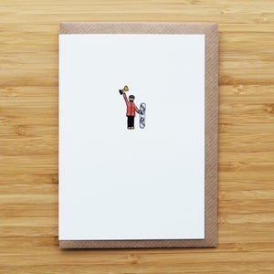 Snowboard Winner Card