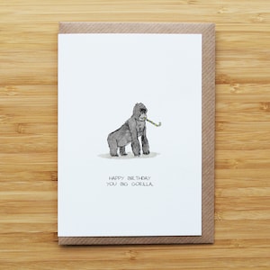 Gorilla-Geburtstags-Karte
