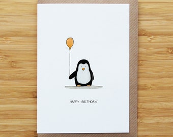 Birthday Penguin Card