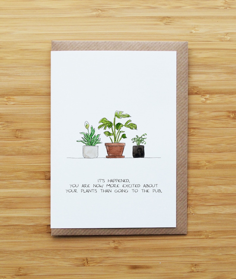 Plant Love Card Card