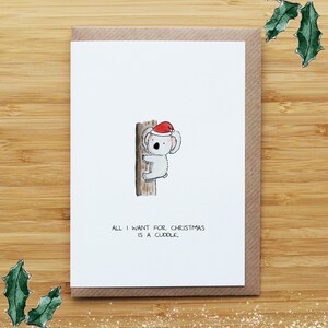 Koala-Weihnachtskarte