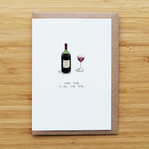 Cartão de Tempo do Vinho