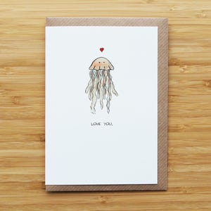 Carte Amour méduse