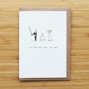 Carte Coupe pour gâteau de mariage