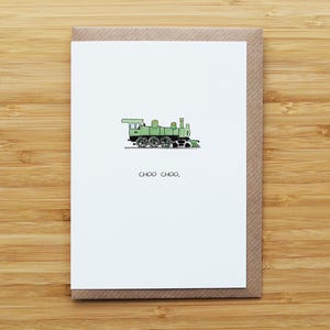 Tarjeta del tren Choo Choo