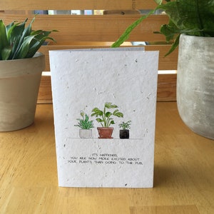 Plant Love Card Wildflower Seed Card