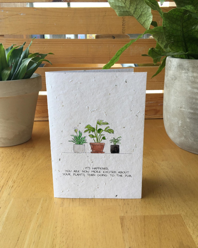 Plant Love Card Wildflower Seed Card