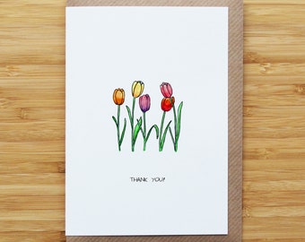 Tulip Thank You/Birthday Card