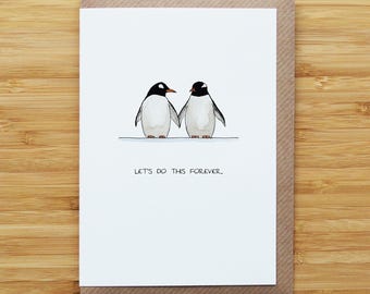 Penguin Love Card