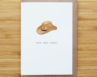 Cowboy Hat Card
