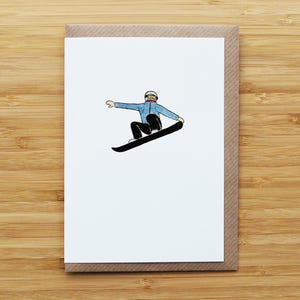 Tarjeta de salto de snowboard