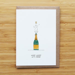Champagne Celebration Card