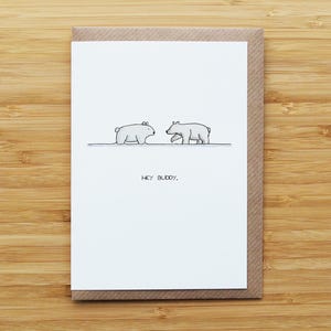 Carte ours polaire et ours des neiges