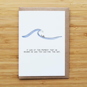 Surfer Birthday Card