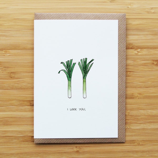 Leek Love Card