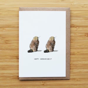 Cartão de aniversário da Marmota