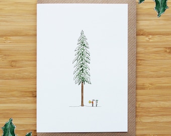 Big Tree Star Christmas Card