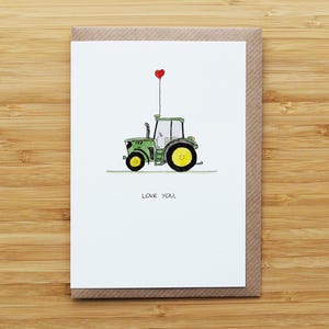 Love Tractor Card