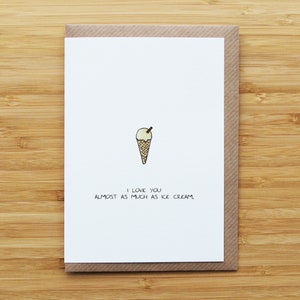 Eis Liebe Karte