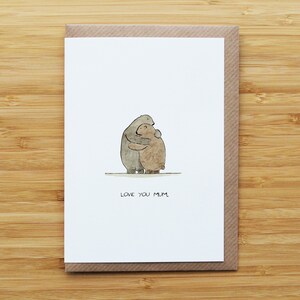 Abrazo de oso - Tarjeta del Día de la Madre