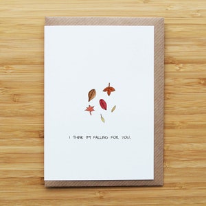 Carte Feuilles qui tombent