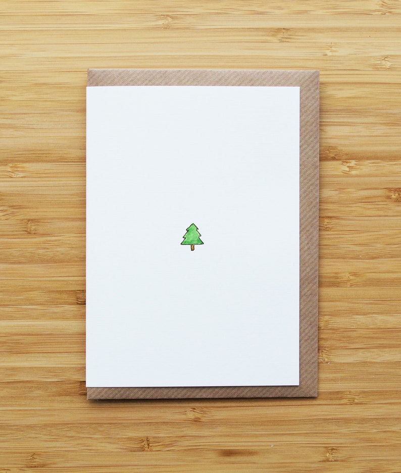 Tiny Christmas Tree Card Card