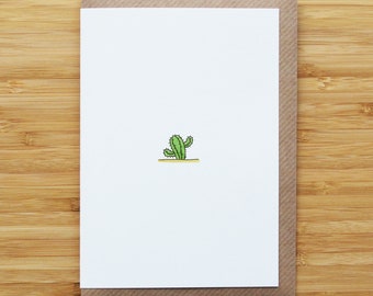 Tiny Cactus Card