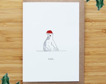 Polar Bear Christmas Card