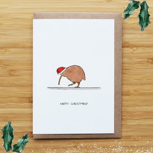 Kiwi Weihnachtskarte