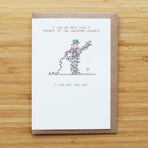 Carte de Noël Lumières de Noël