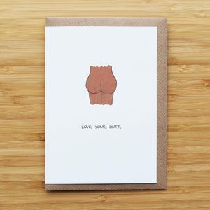 Love Your Butt-kaart