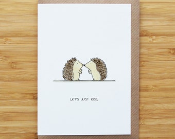 Hedgehog Kiss Card