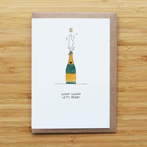 Champagne Celebration Card