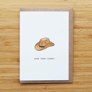 Cowboy hat card