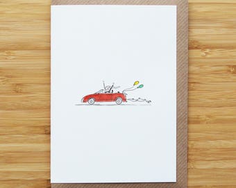 Wedding Car Card