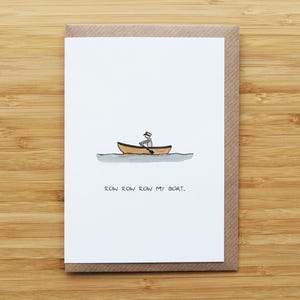 Ruderboot Karte