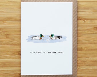 Gluten Free Duck Card