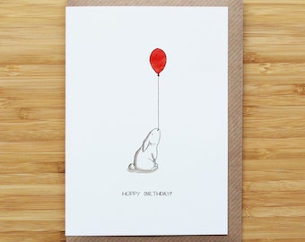 Hoppy Birthday Card