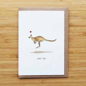 Love kangaroo card