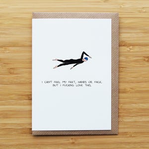 Swimmer (Man) Card