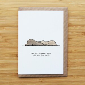 Biglietto d'amore con l'orso