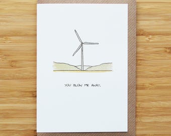 Windturbinekaart - You're Great - Duurzaamheid - Gerecycled