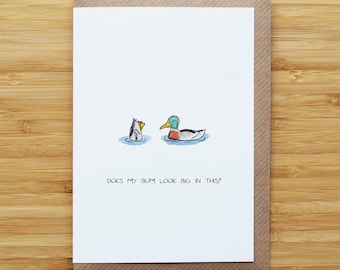 Duck Bum Card