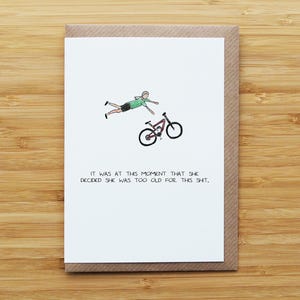 Carte femme motard
