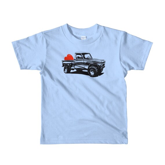 Truck shirt for kid kids fun truck shirt kid I love truck T Etsy