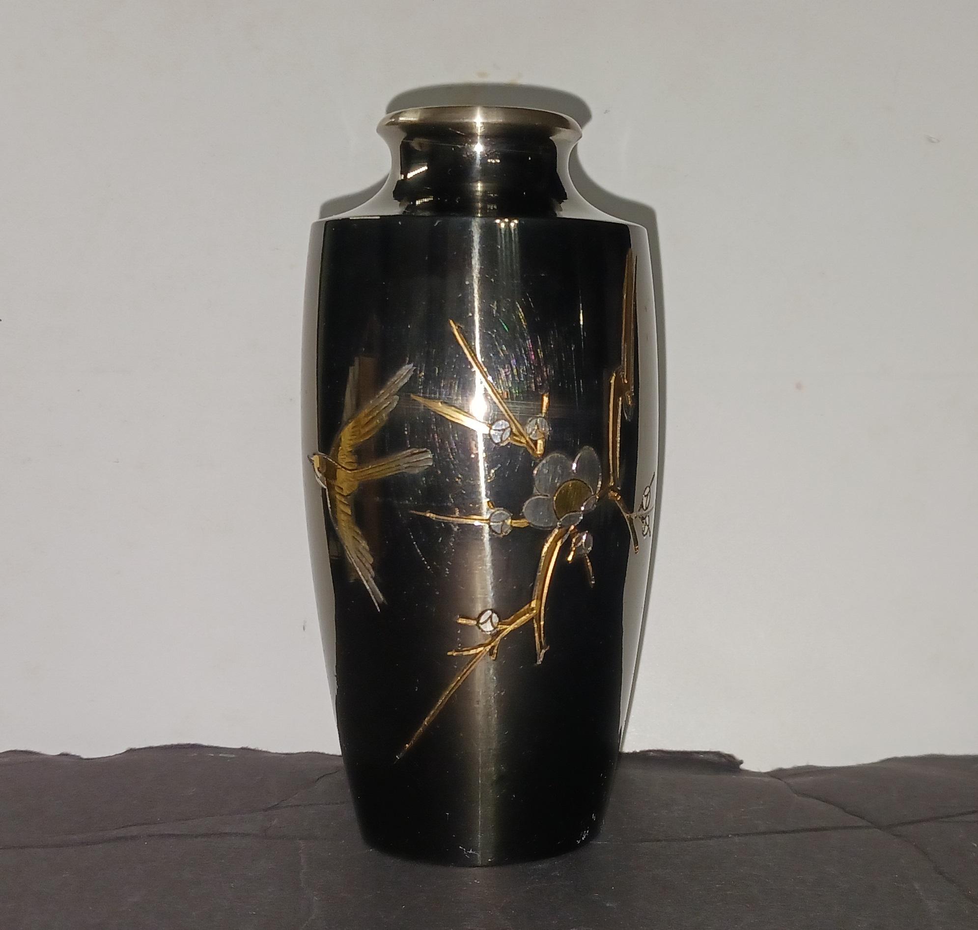 Japanese Bronze Vase - Etsy