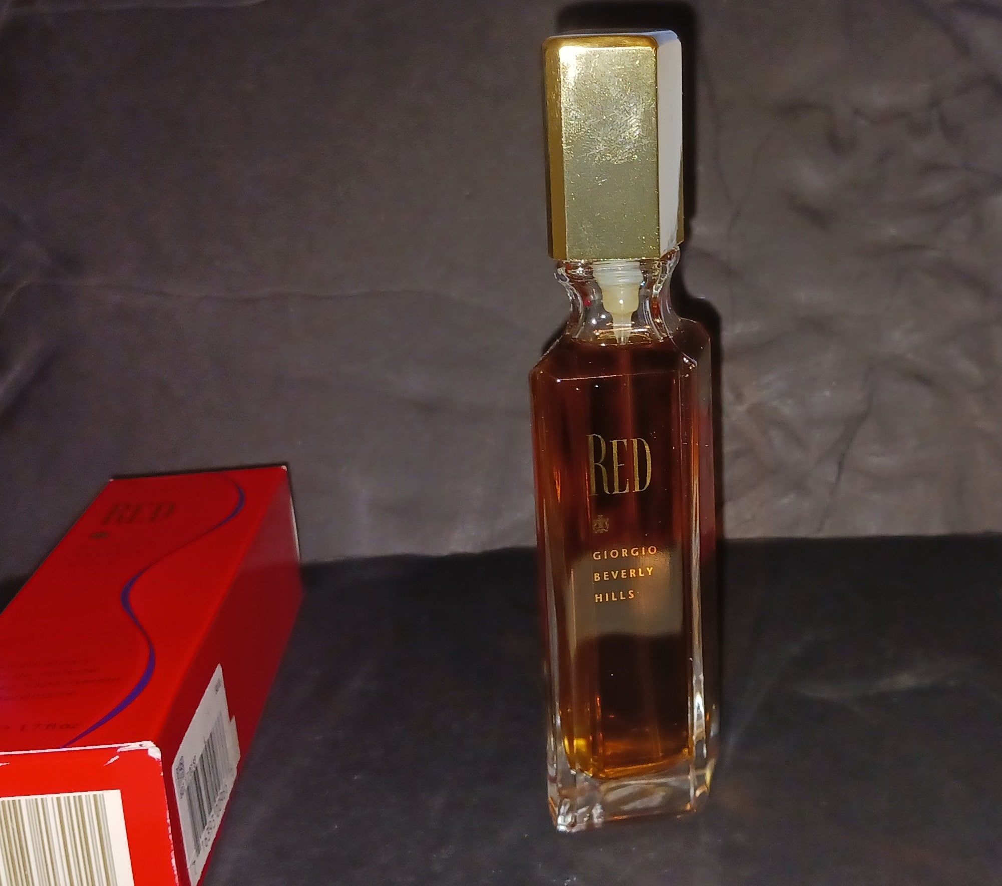 Candles Holders Red Giorgio Beverly Hills Perfume Vintage Giorgio